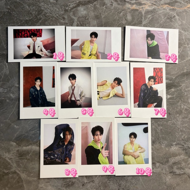 【官方正版】田嘉瑞费加罗官方小卡自拍卡签名拍立得 明星周边