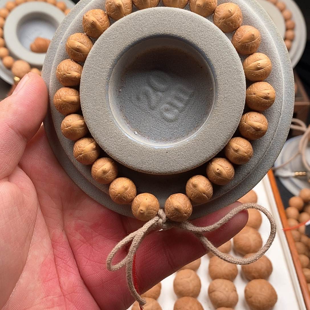 手串凤眼菩提尼泊尔菩提实心籽11.2