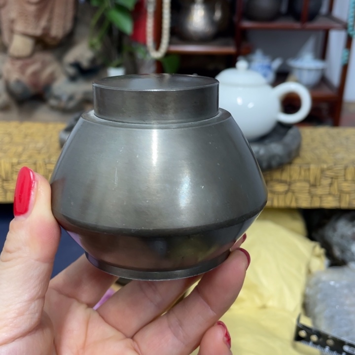 锡中古艺术品摆件