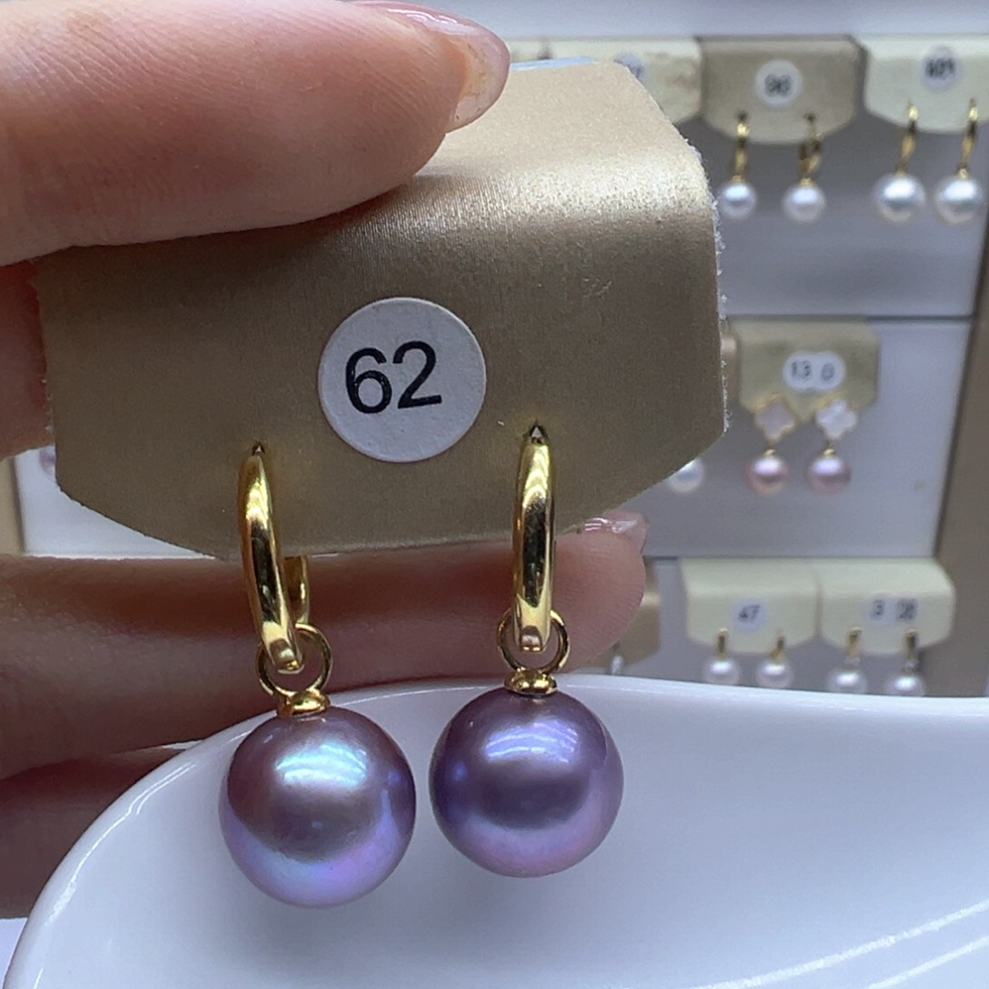 未镶嵌淡水珍珠耳饰