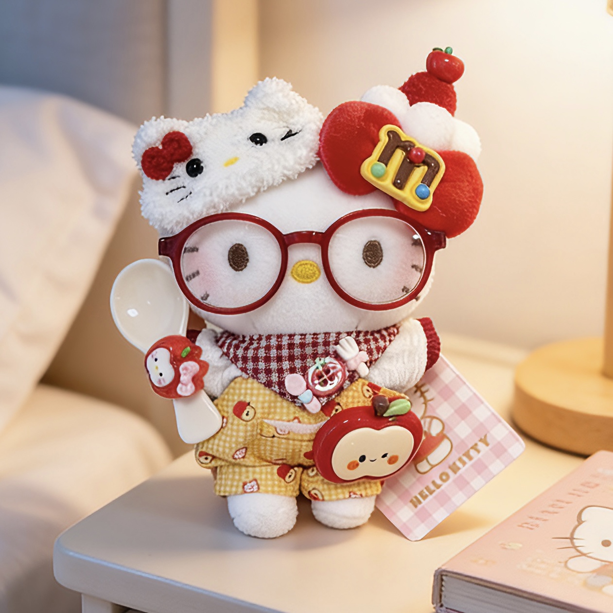 正版【MM豆】HelloKitty 可爱少女包包挂件车载摆件钥匙扣