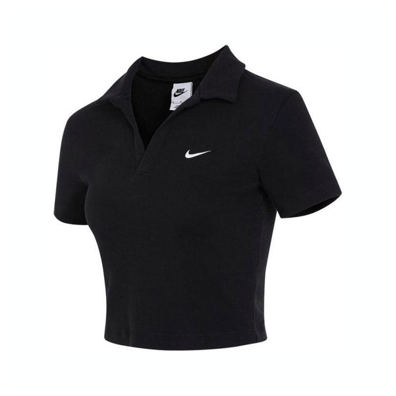 Nike耐克夏季女子运动训练休闲短袖T恤POLO衫DV7885-010