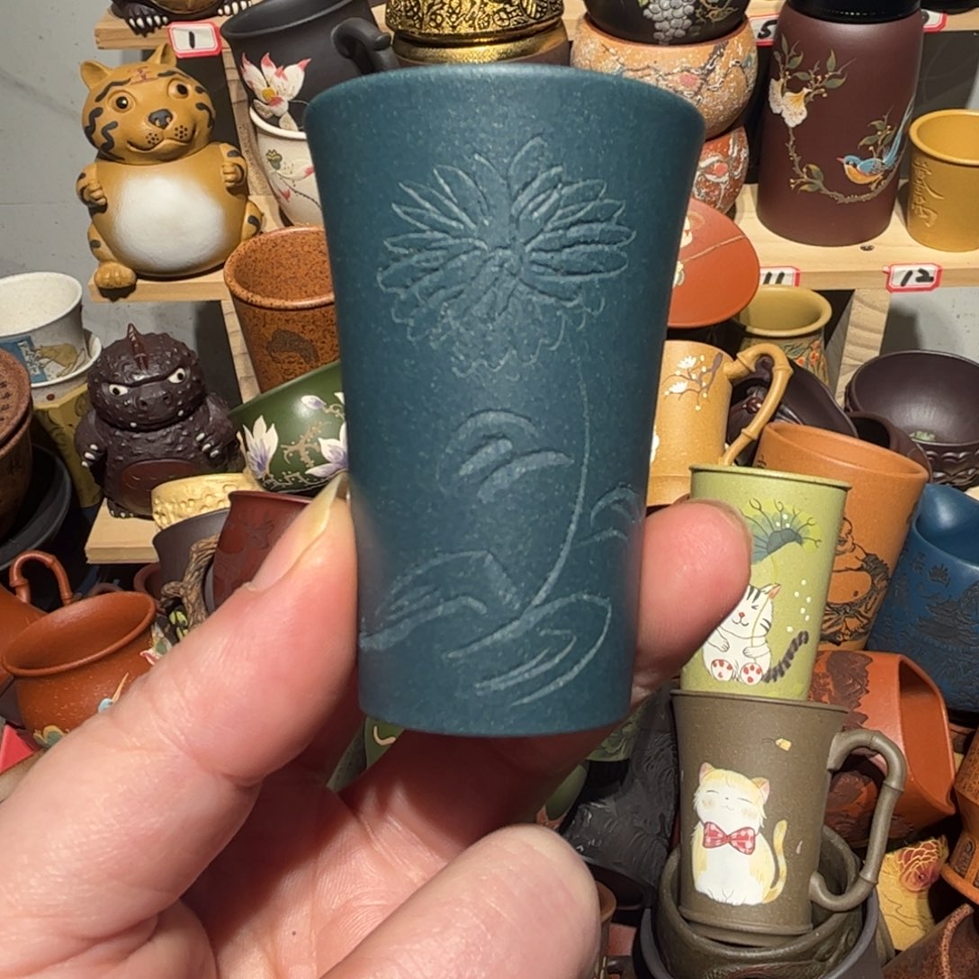 紫砂茶杯宜兴紫砂主人杯