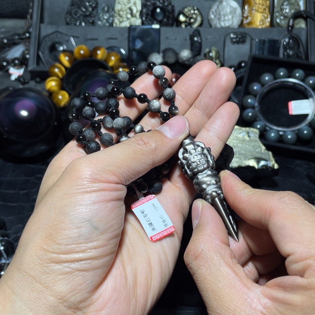 黑曜岩珠宝奇石未镶嵌s****…