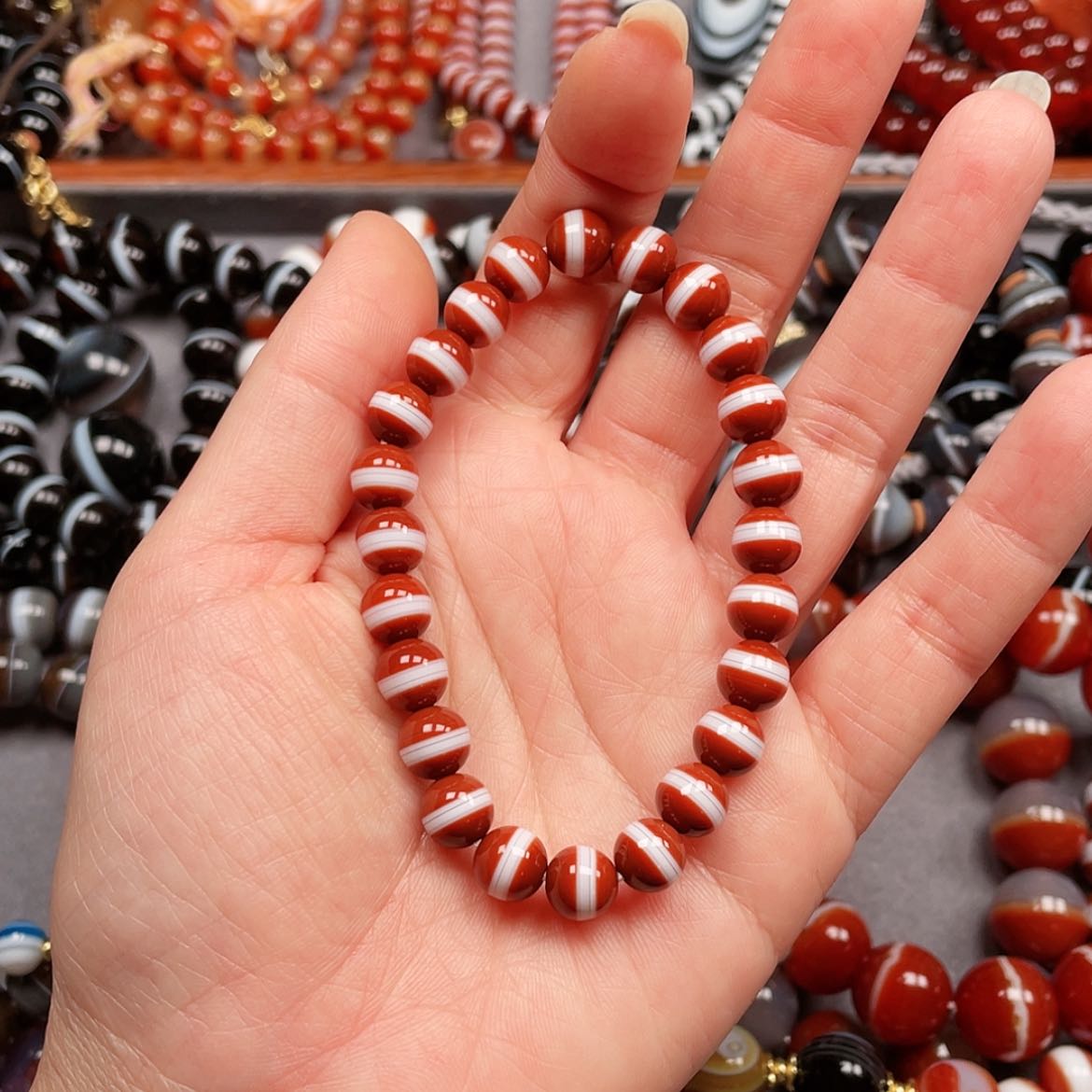 【闪购商品】合金玛瑙/玉髓珠宝半成品