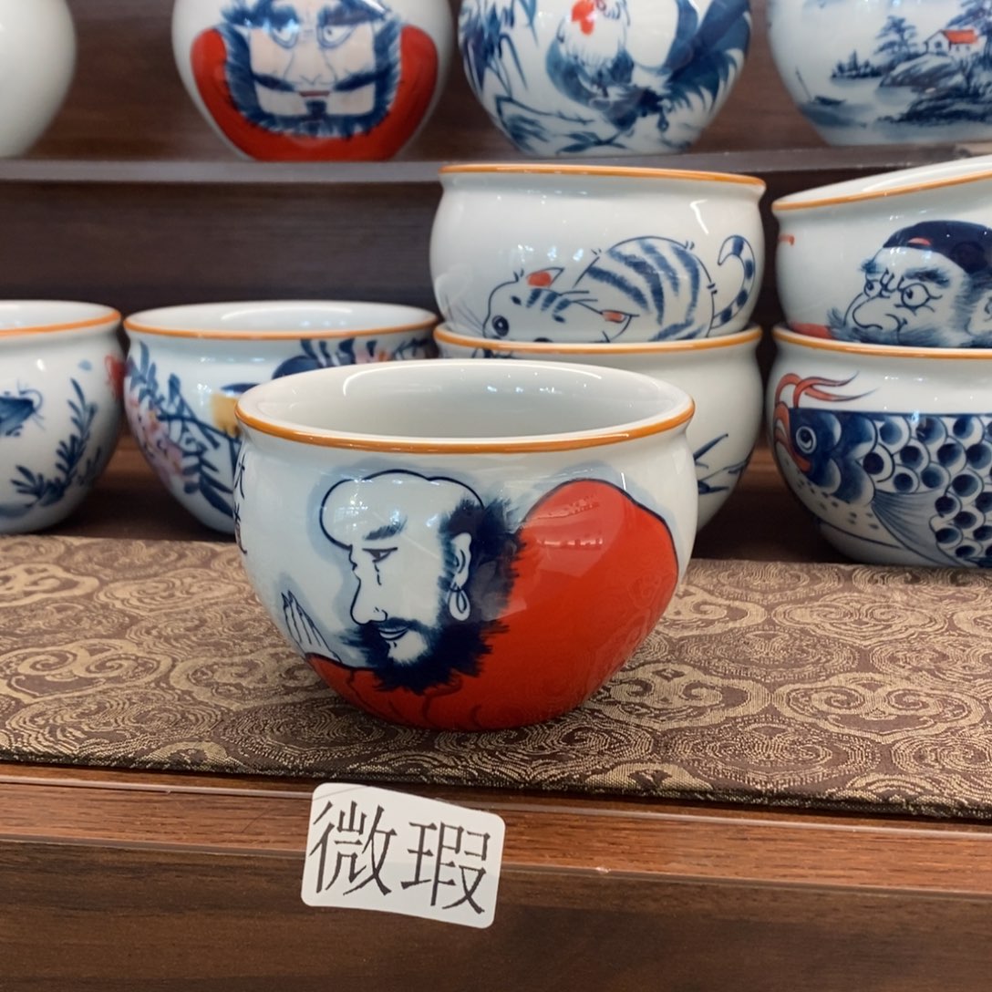 釉下彩手工绘制手工绘制