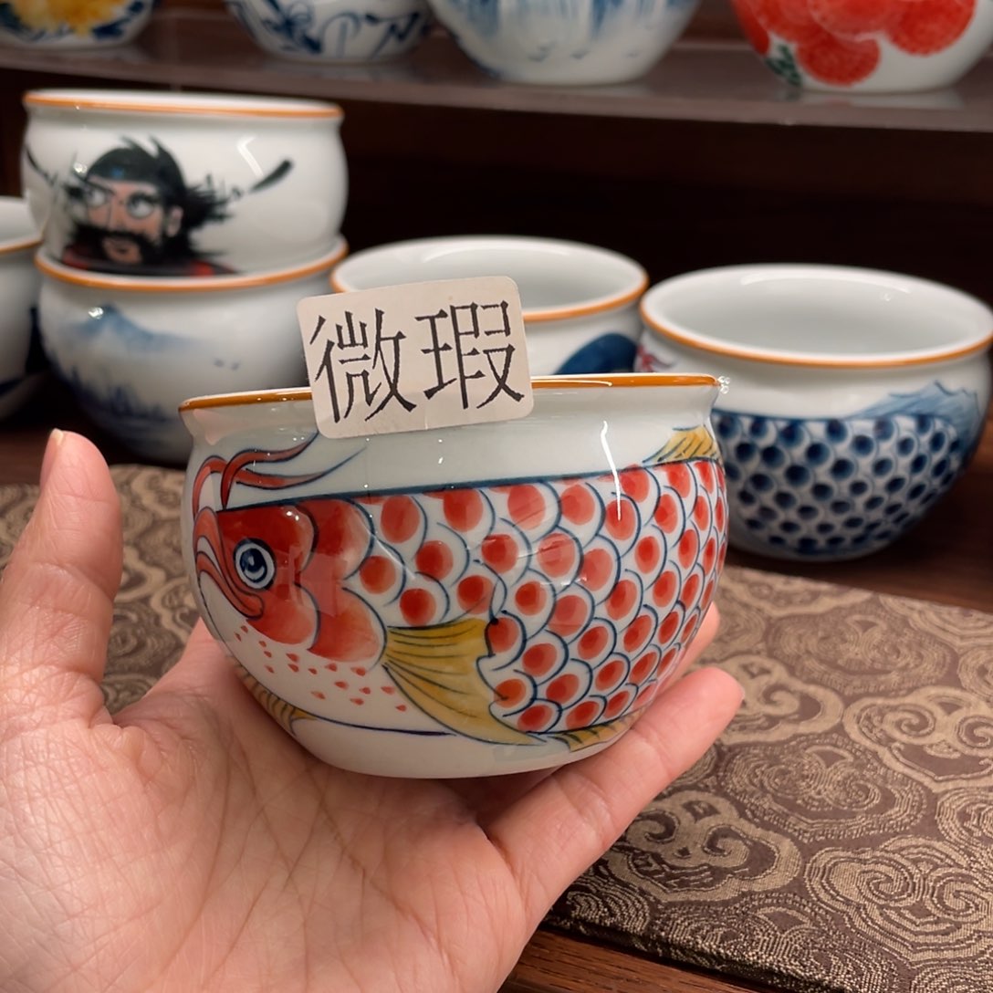 有瑕釉下彩纯手绘