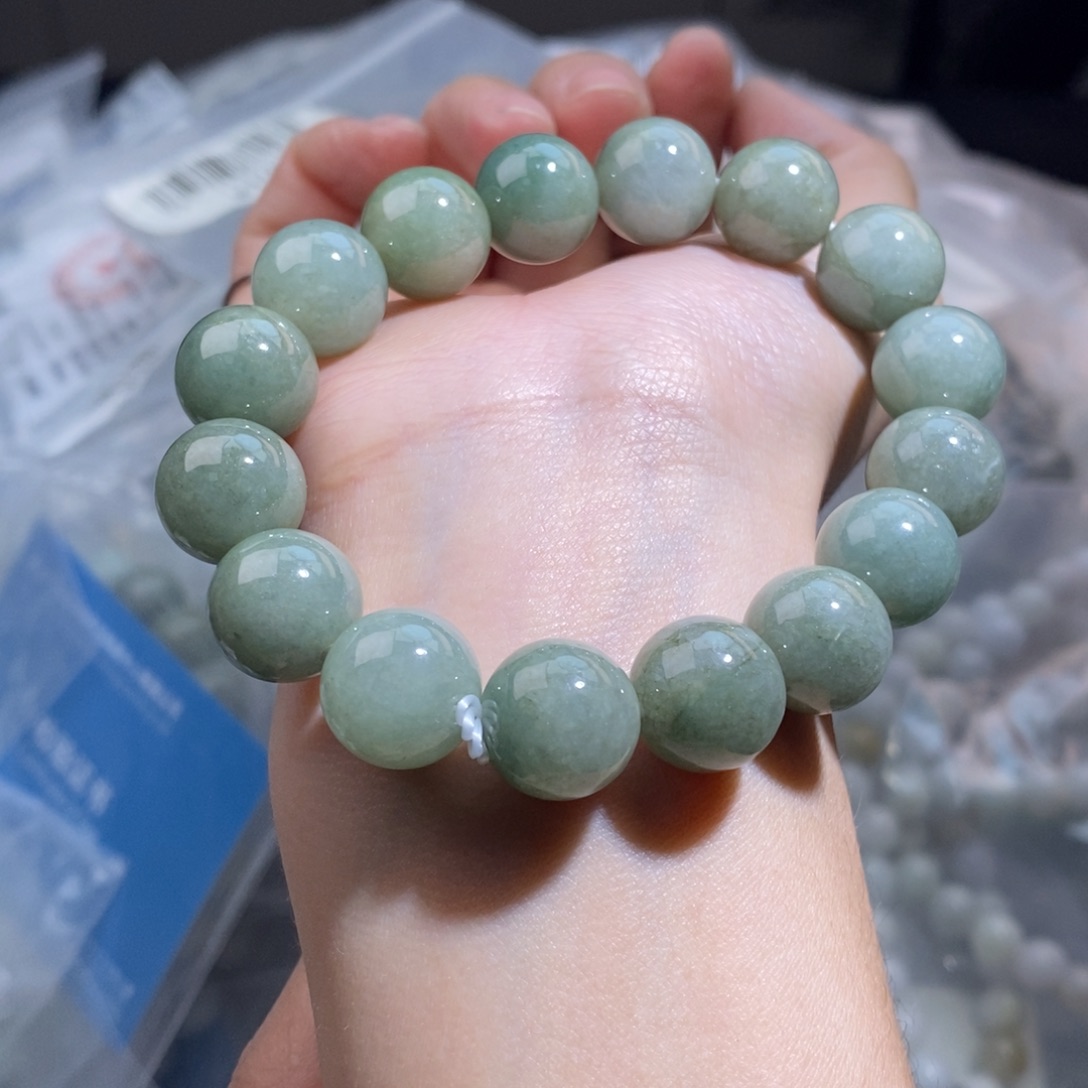 未镶嵌手串翡翠珠链