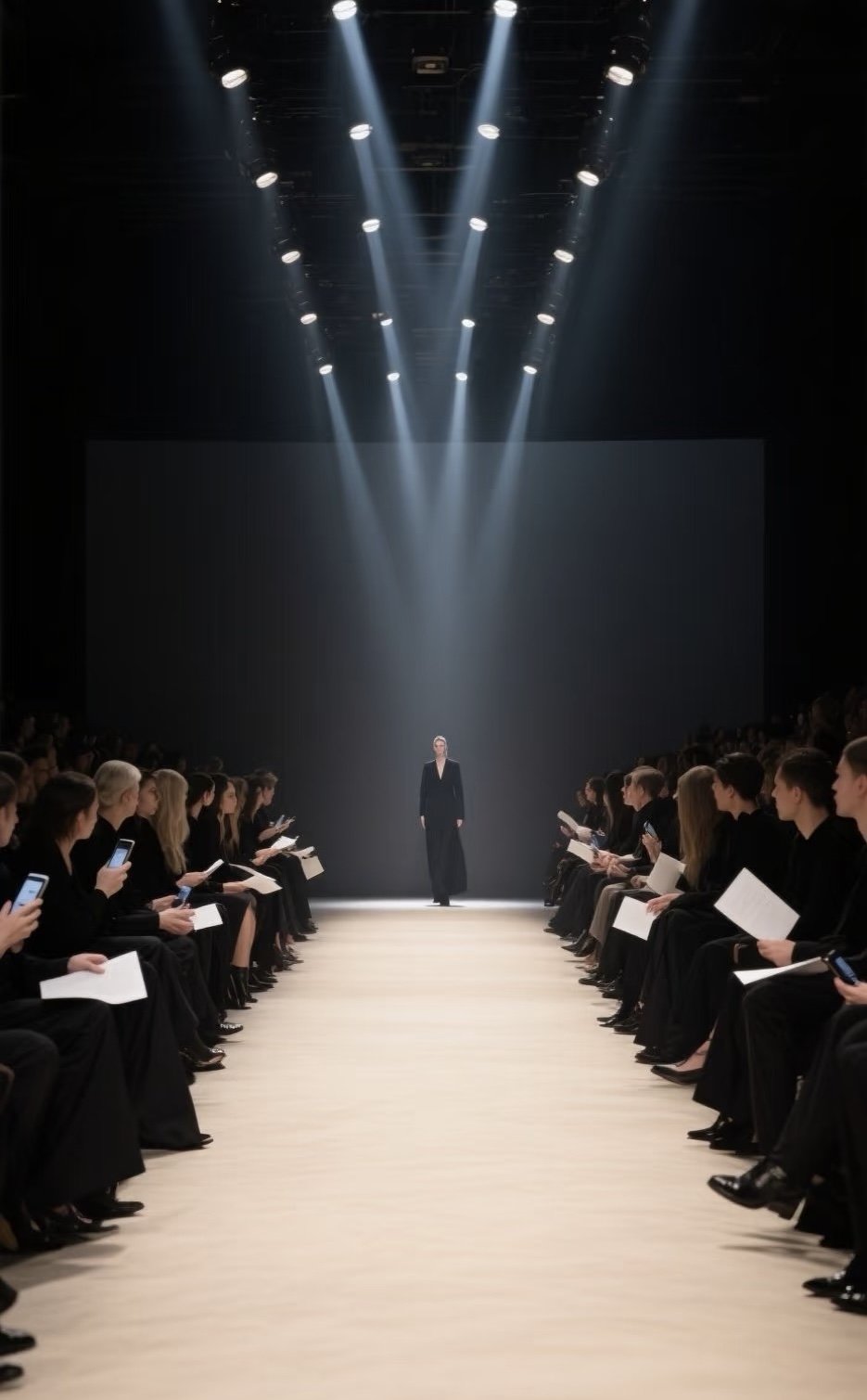 【33专属】2025秋冬黑白彩虹印花长袖T恤9921