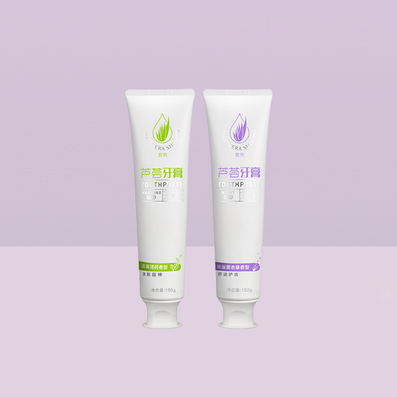 刮码和不刮码 芦荟牙膏