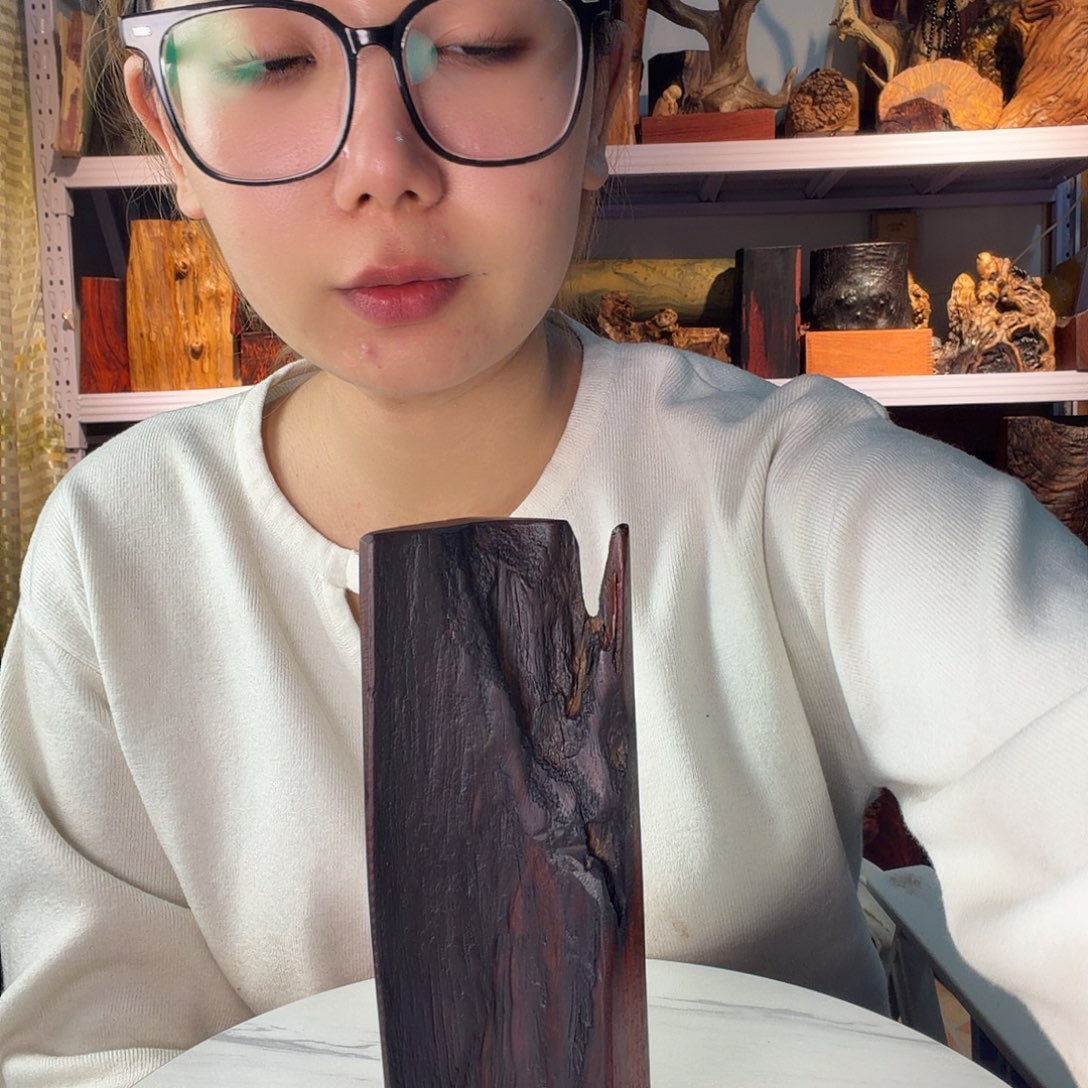 紫檀木类端景台放*娃