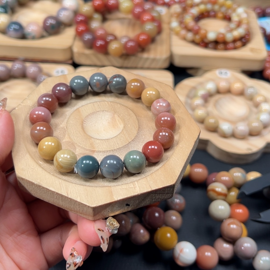 k***a石英质玉未镶嵌手链90