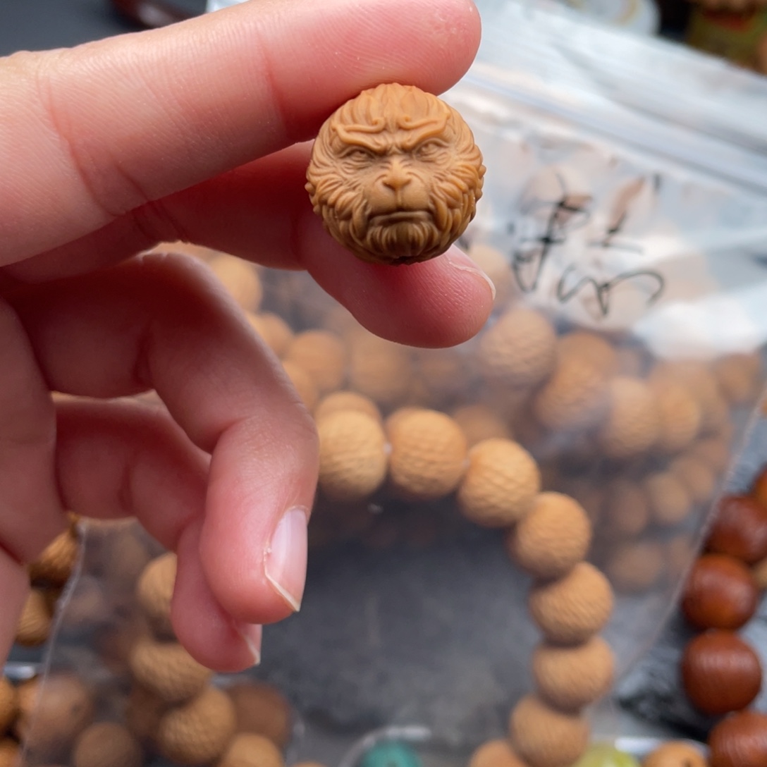 净***志猴头核桃手串素悟空