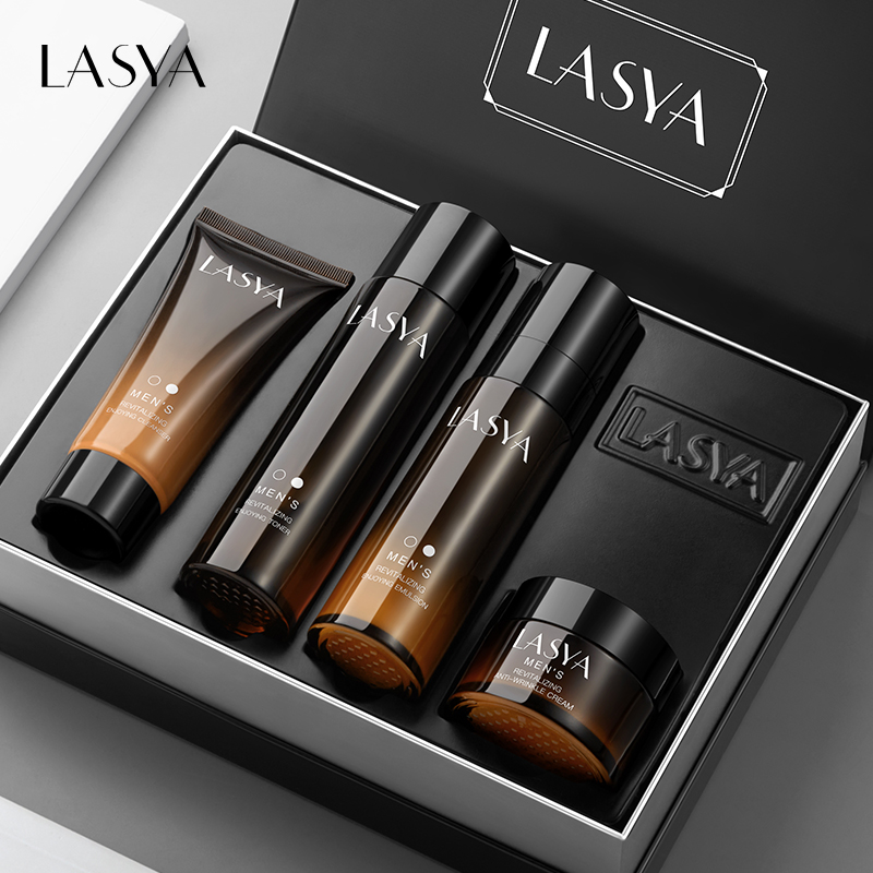 【小杨推荐哥】男士多效焕能四件套男补水保湿控油紧致抗皱水乳套盒