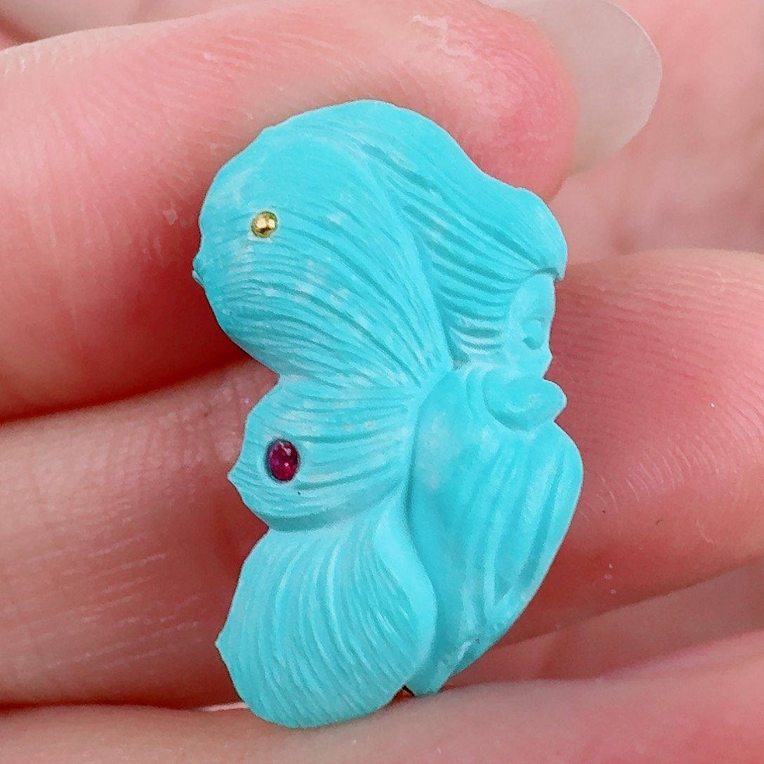 未镶嵌绿松石珠宝奇石