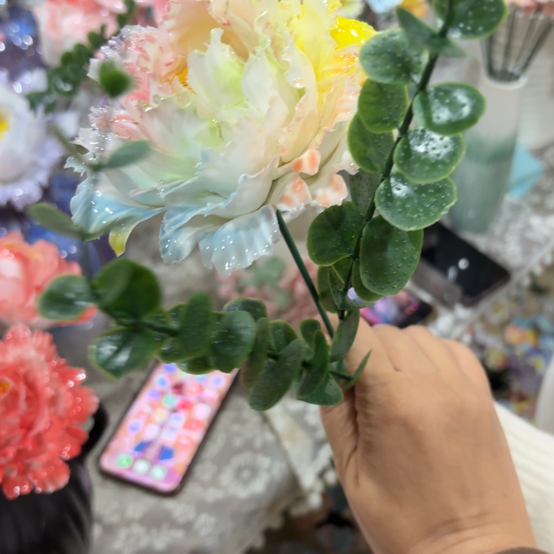 陶瓷花，20元发货，退款拉黑