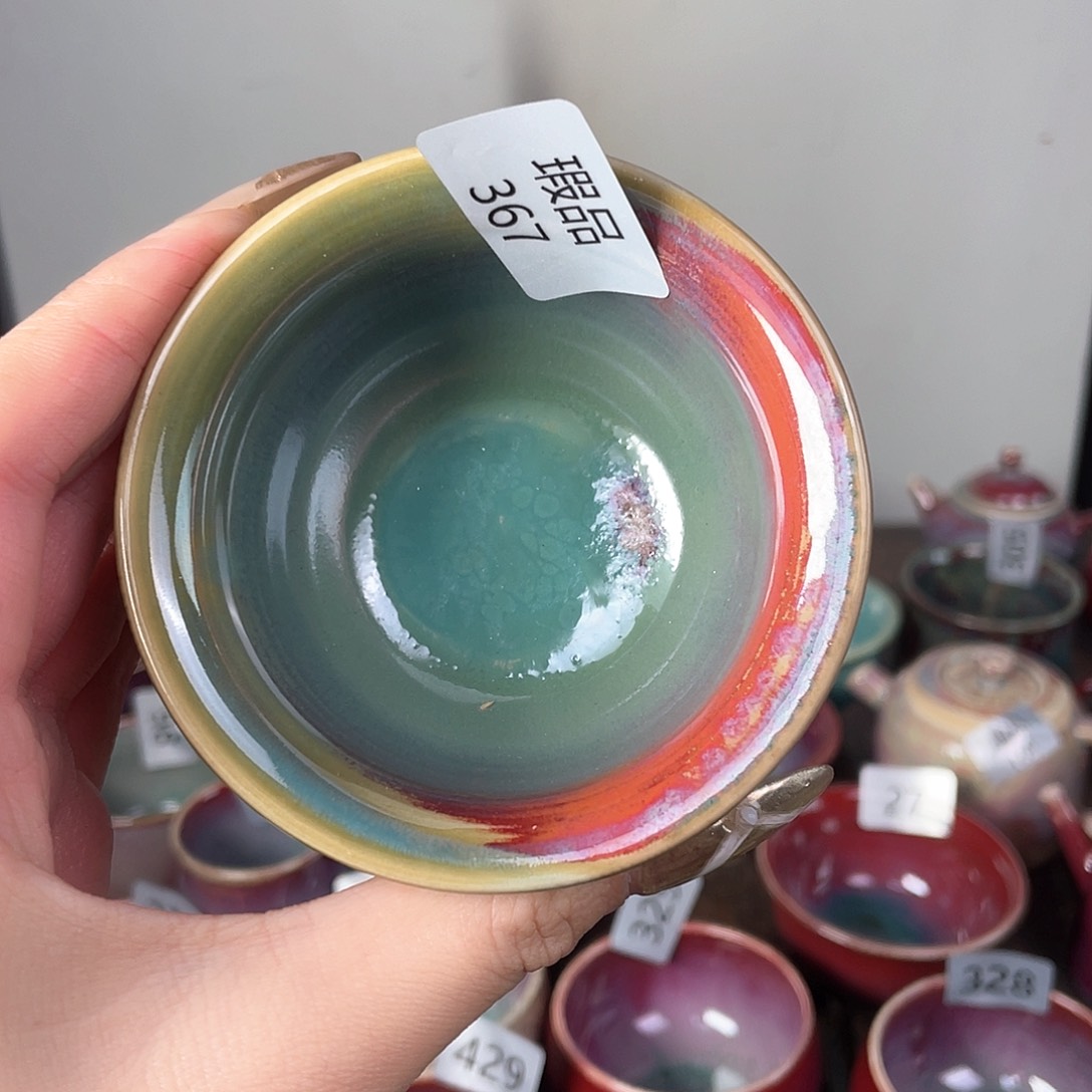 摆件钧瓷窑变精品摆件