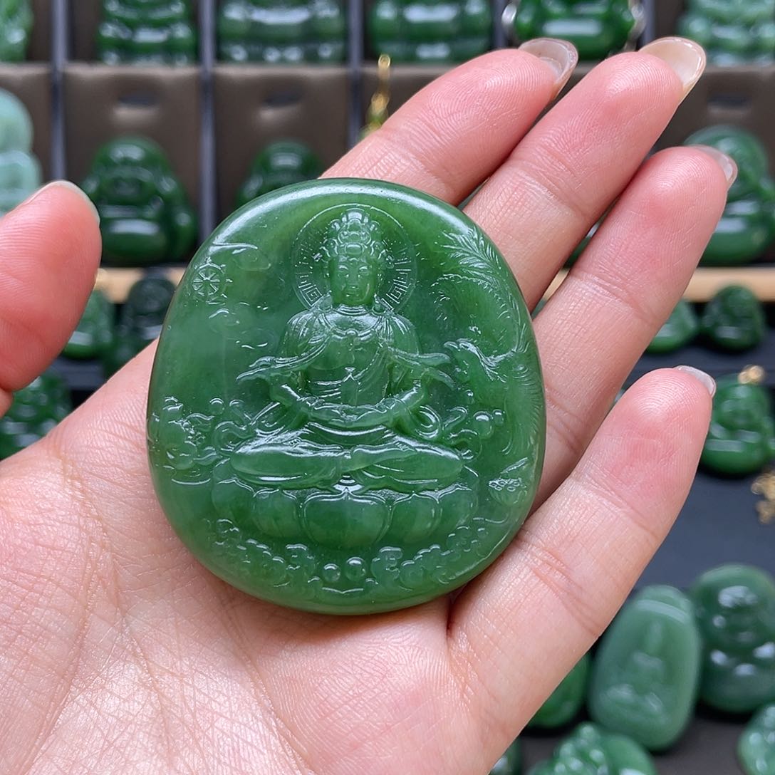 和田玉吊坠未镶嵌