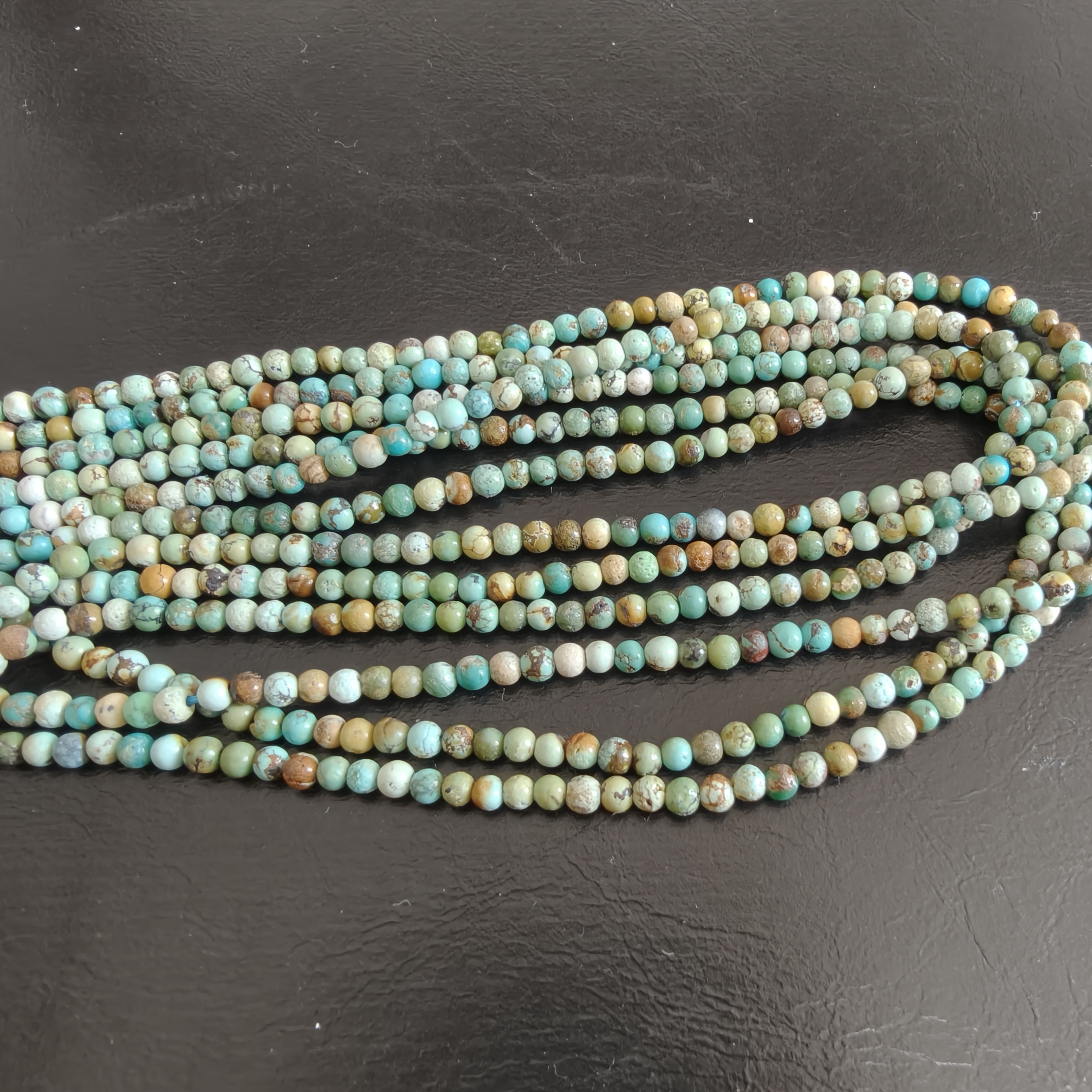 原矿天然多宝链圆珠多圈米链3mm+(多样性发一条）