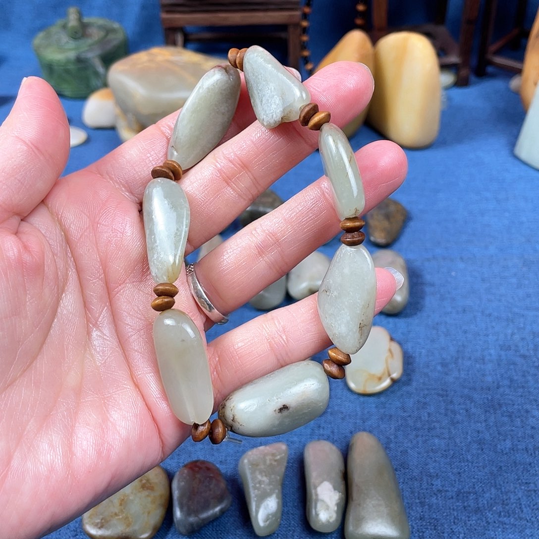 和田玉珠宝奇石未镶嵌手串