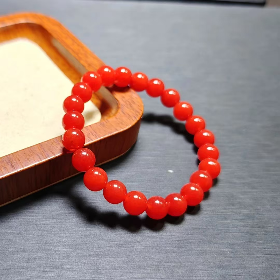 [停业清货]樱桃红色8m手串-234-多样性发一