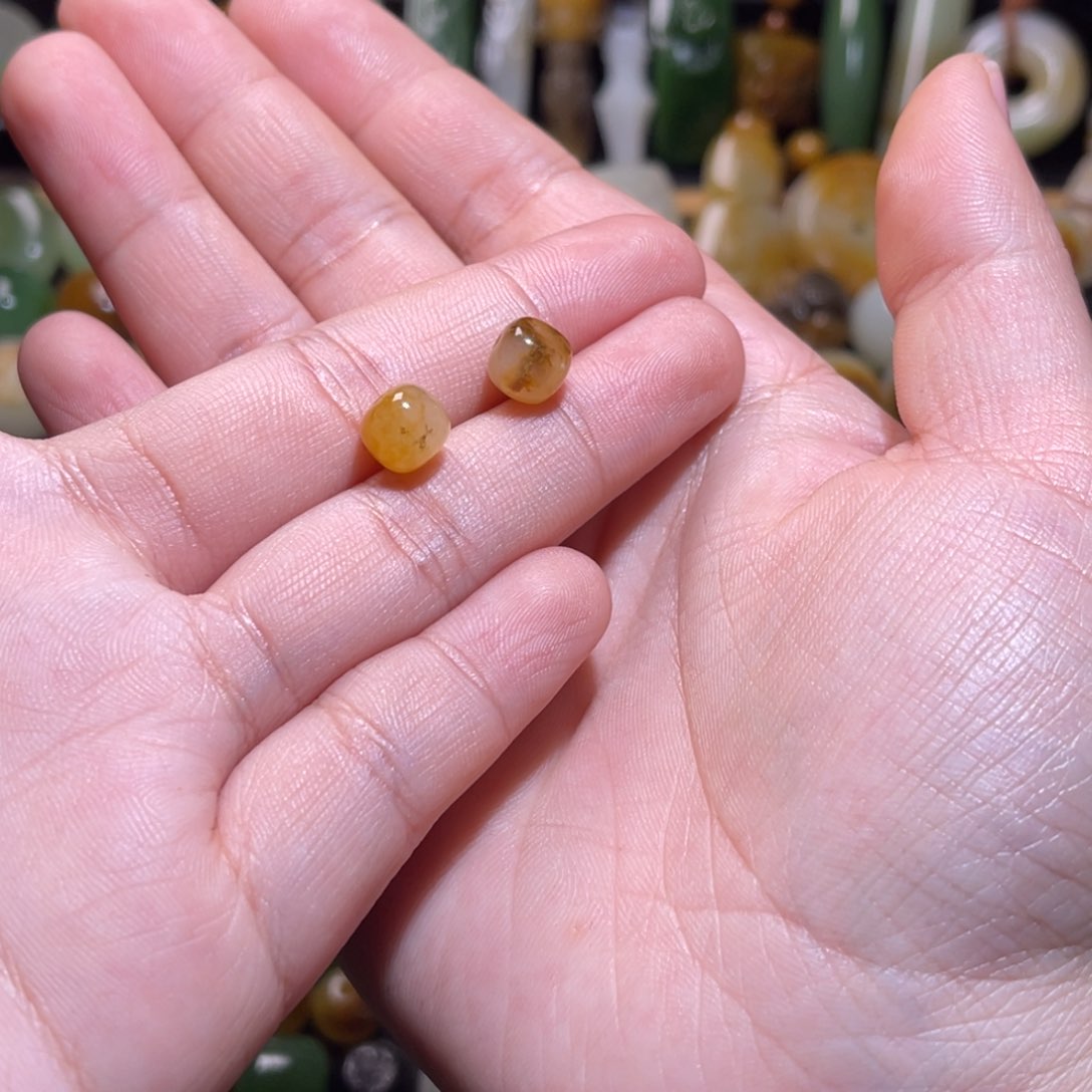 和田玉配饰未镶嵌柚*皮