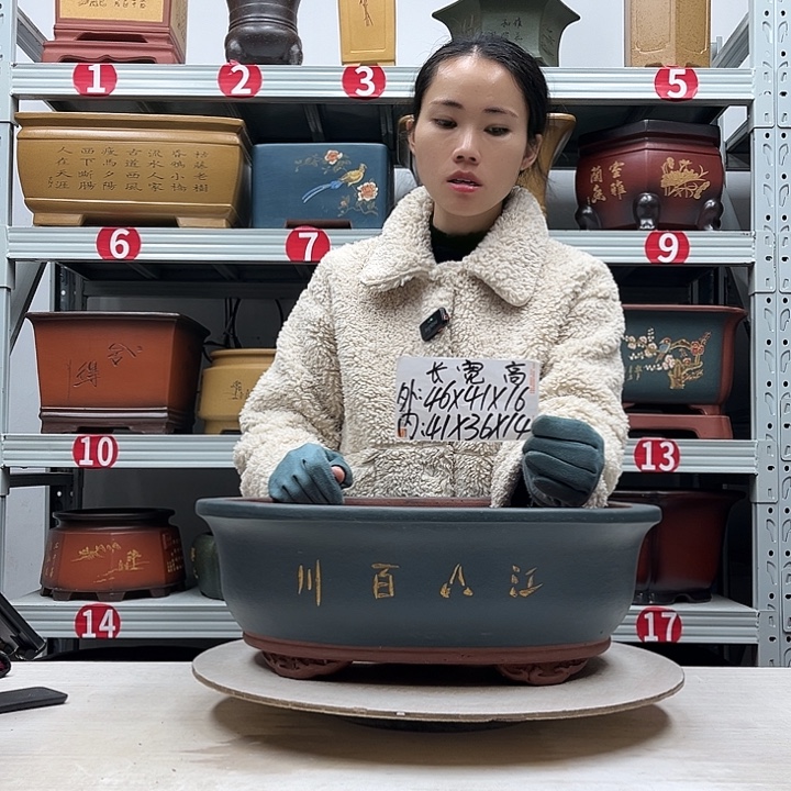 紫砂花盆紫砂花盆