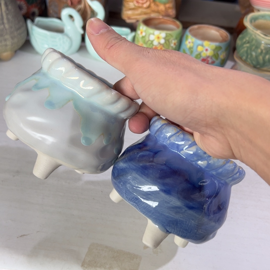 陶瓷多肉小花盆@@