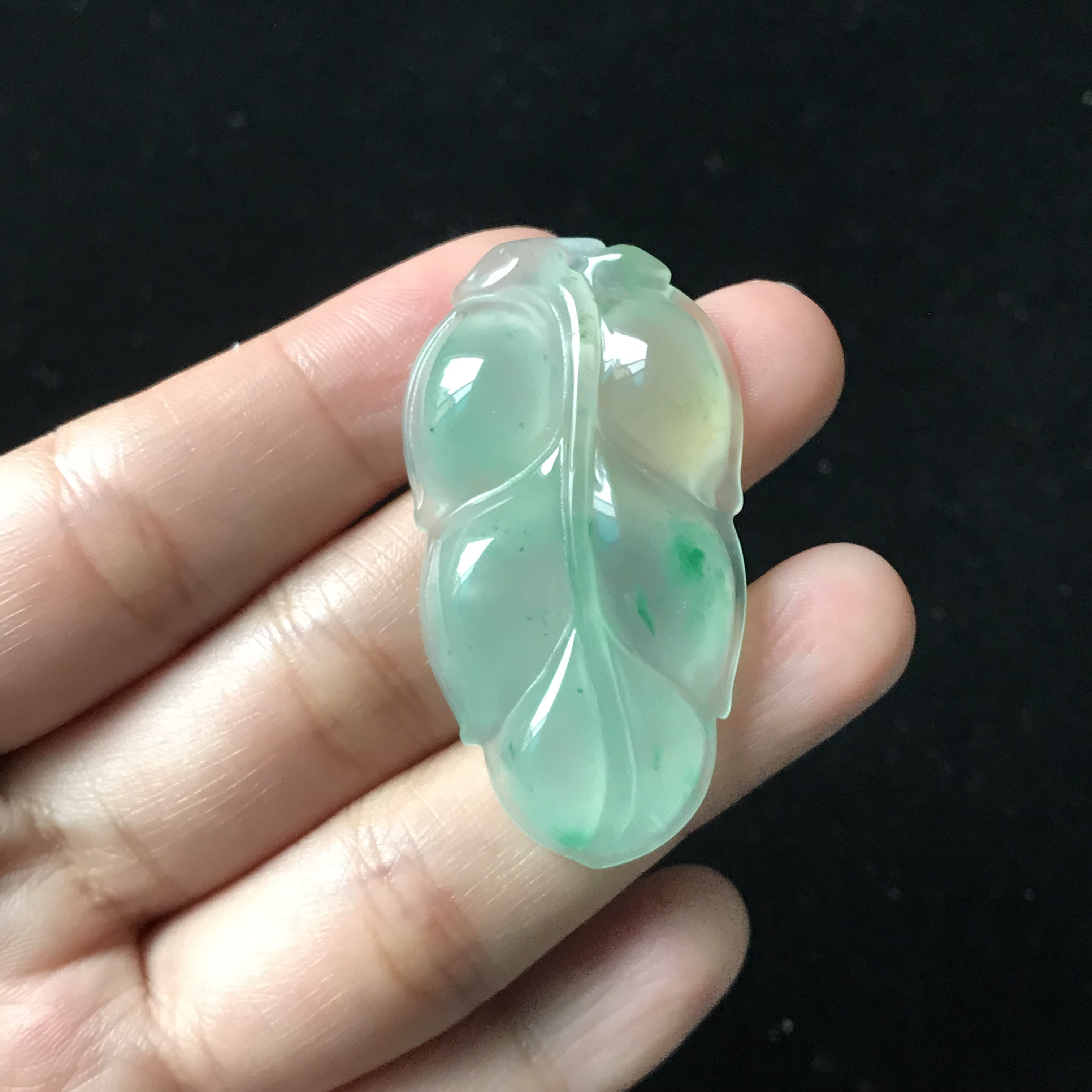 非洲翠冰花飘叶子42.5*23.1*6.3mm 