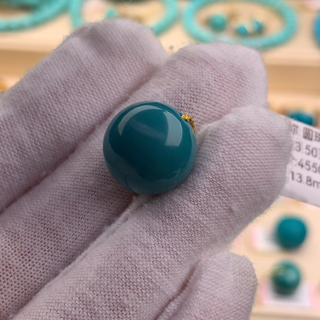 绿松石珠宝奇石未镶嵌13.8