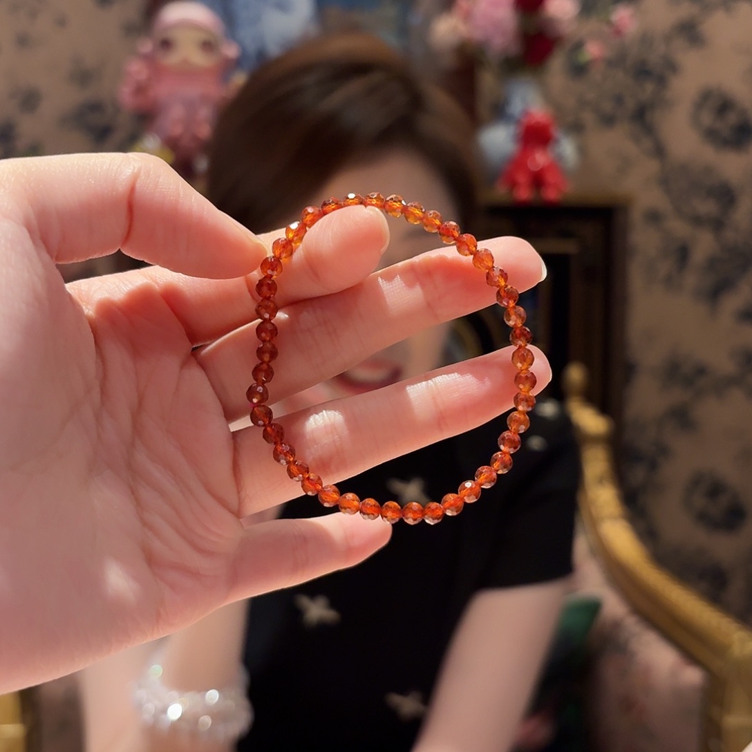 石榴石手链未镶嵌多样性发其一