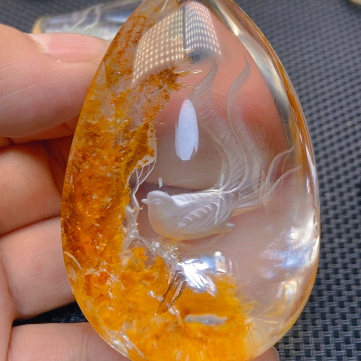 水晶未镶嵌珠宝半成品