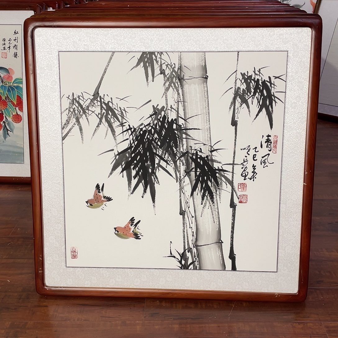 国画带框尺寸63*63厘米