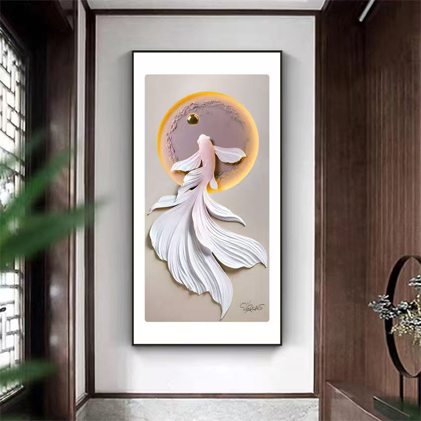 抽象立体感抽象玄关装饰画现代简约几何客厅挂画艺术背景墙壁画