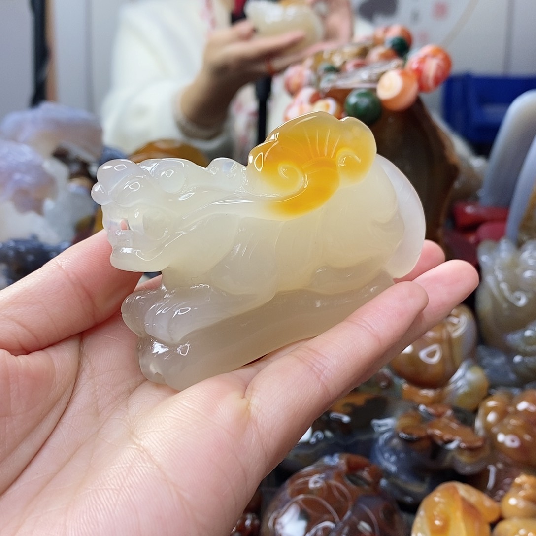 玛瑙/玉髓手把未镶嵌平**品