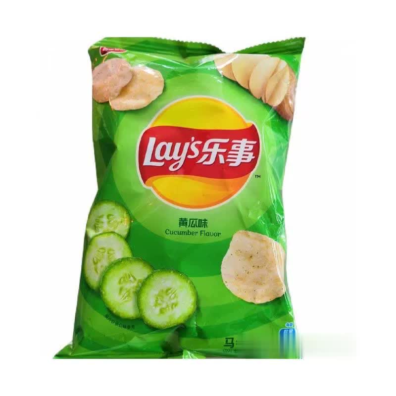 乐事 黄瓜味马铃薯片 40g*5袋解馋零食