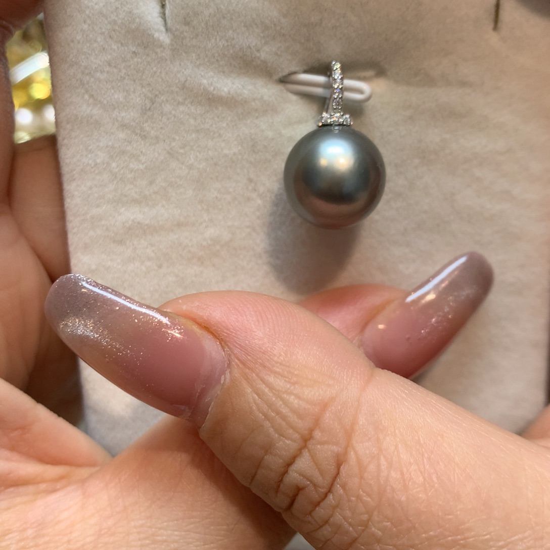 海水珍珠颈饰银S925镶嵌