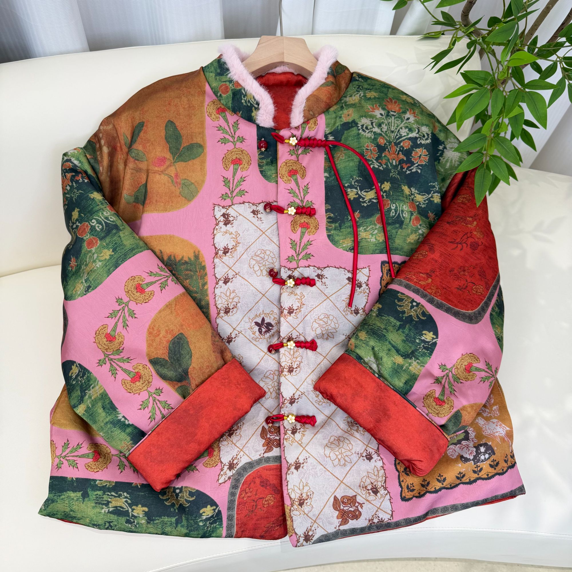 【青舍麻衣】25款双面穿棉服中国风修身厚款棉服中国风唐装盘扣外套