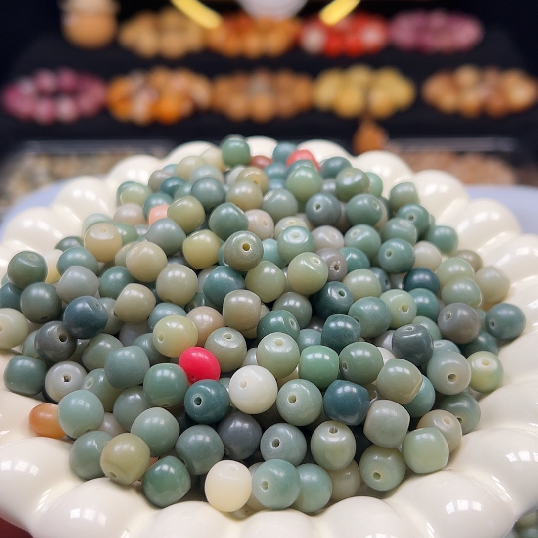 手串菩提根/象牙果微瑕卡9牛油果酒桶100颗卡牌➕200颗