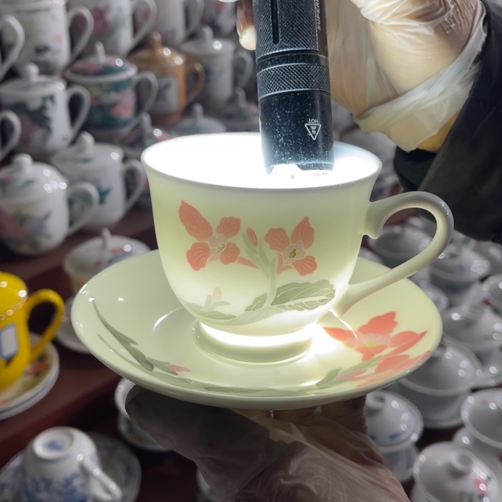 醴陵高温瓷釉下手绘180毫升