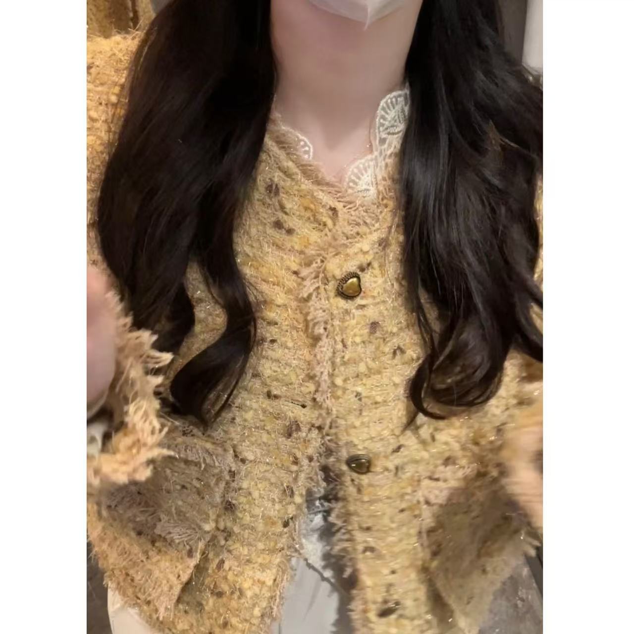 【当天发+运费险】法式小香风外套春秋高级感气质名媛短款上衣SG563