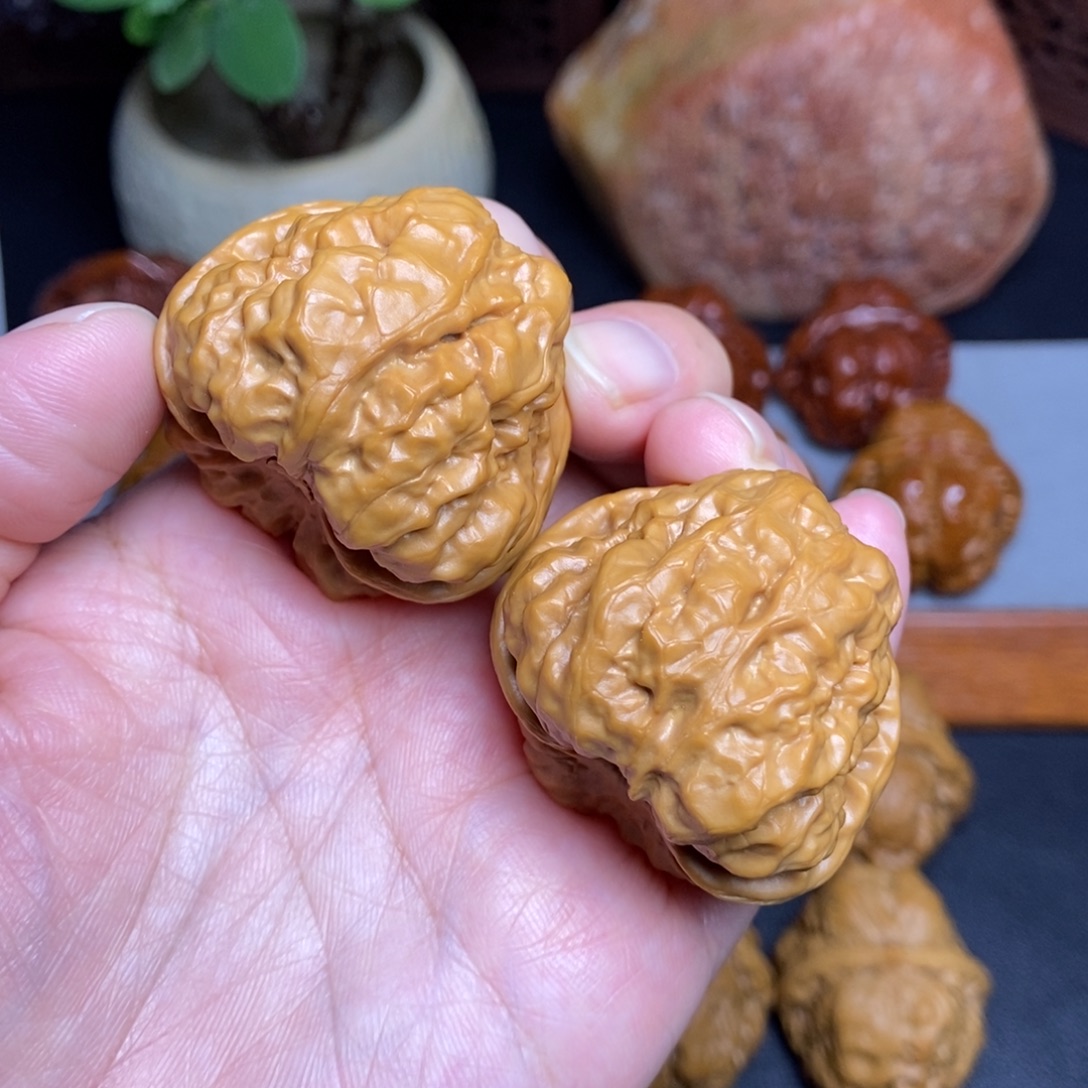 文玩核桃把件40蛙