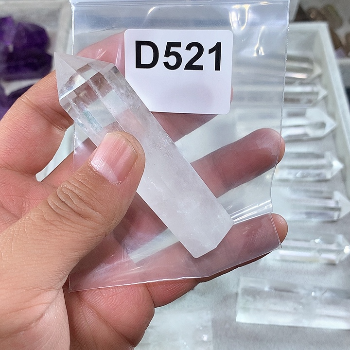 水晶天然水晶柱子D521未镶嵌宥****心