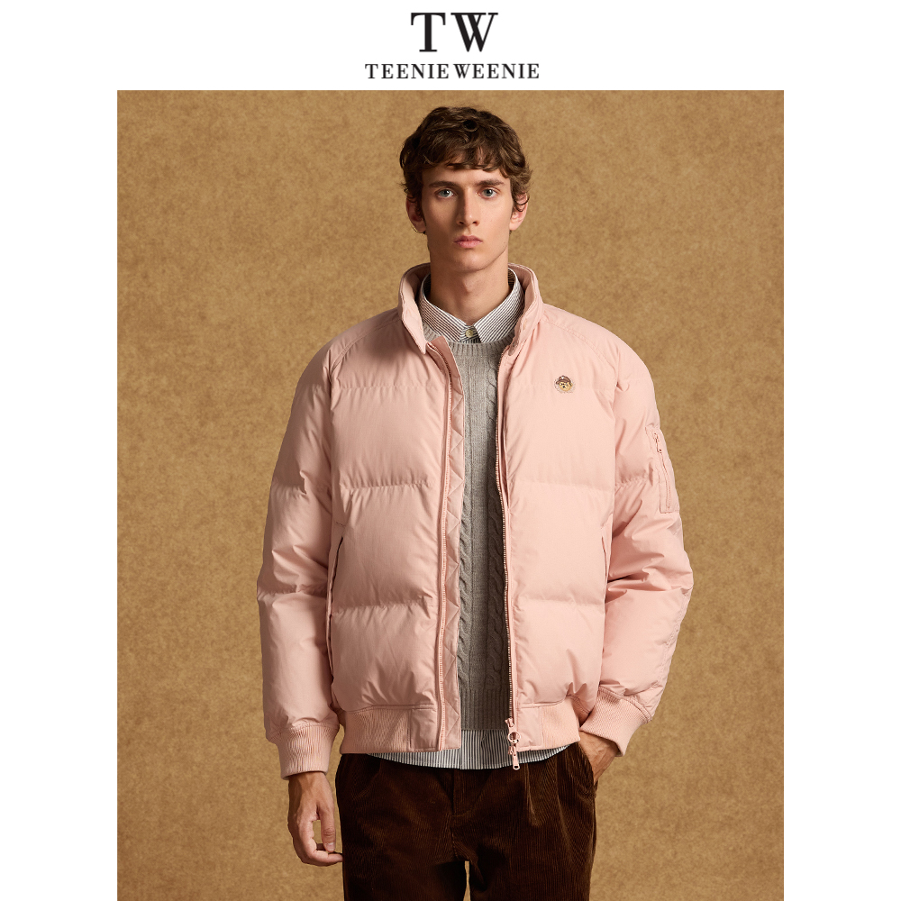 Teenie Weenie小熊男装时尚简约学院风潮流休闲羽绒服TNJD25DC27R