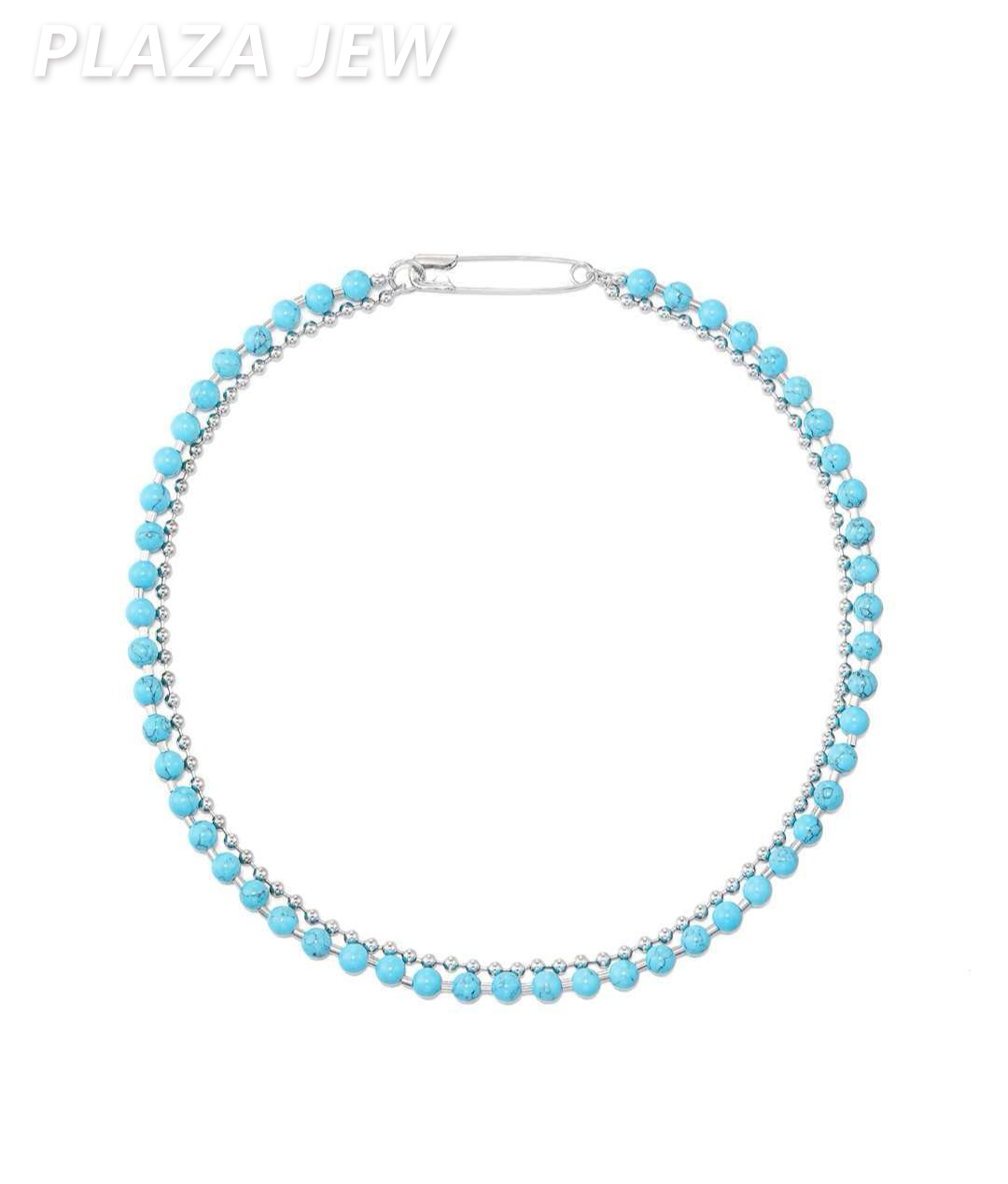 铜合金项链 YZ739935 NUMB 别针项链时尚小众