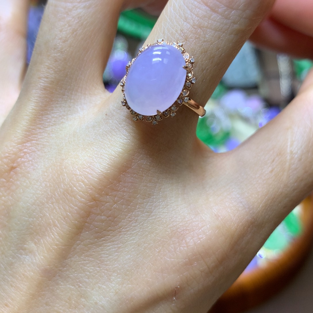 【闪购商品】翡翠颈饰18K金镶嵌翡翠