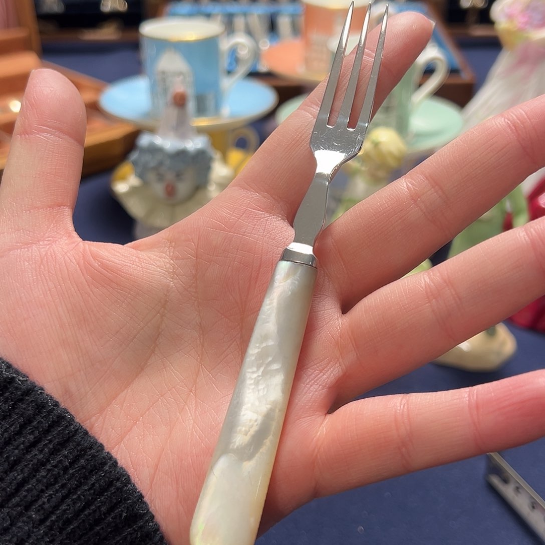 碟中古美物 贝母渡银