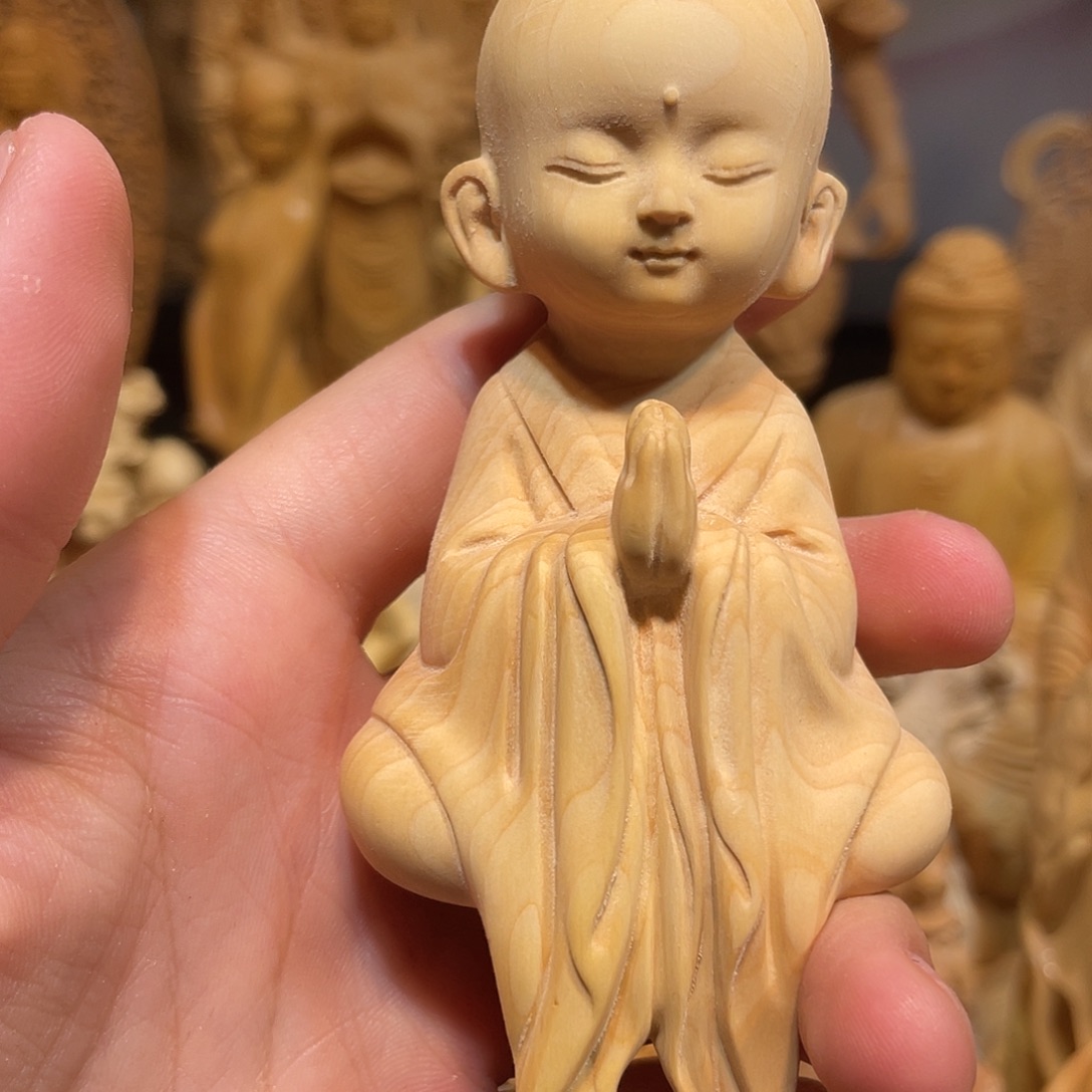 黄杨木黄杨木坐禅和尚