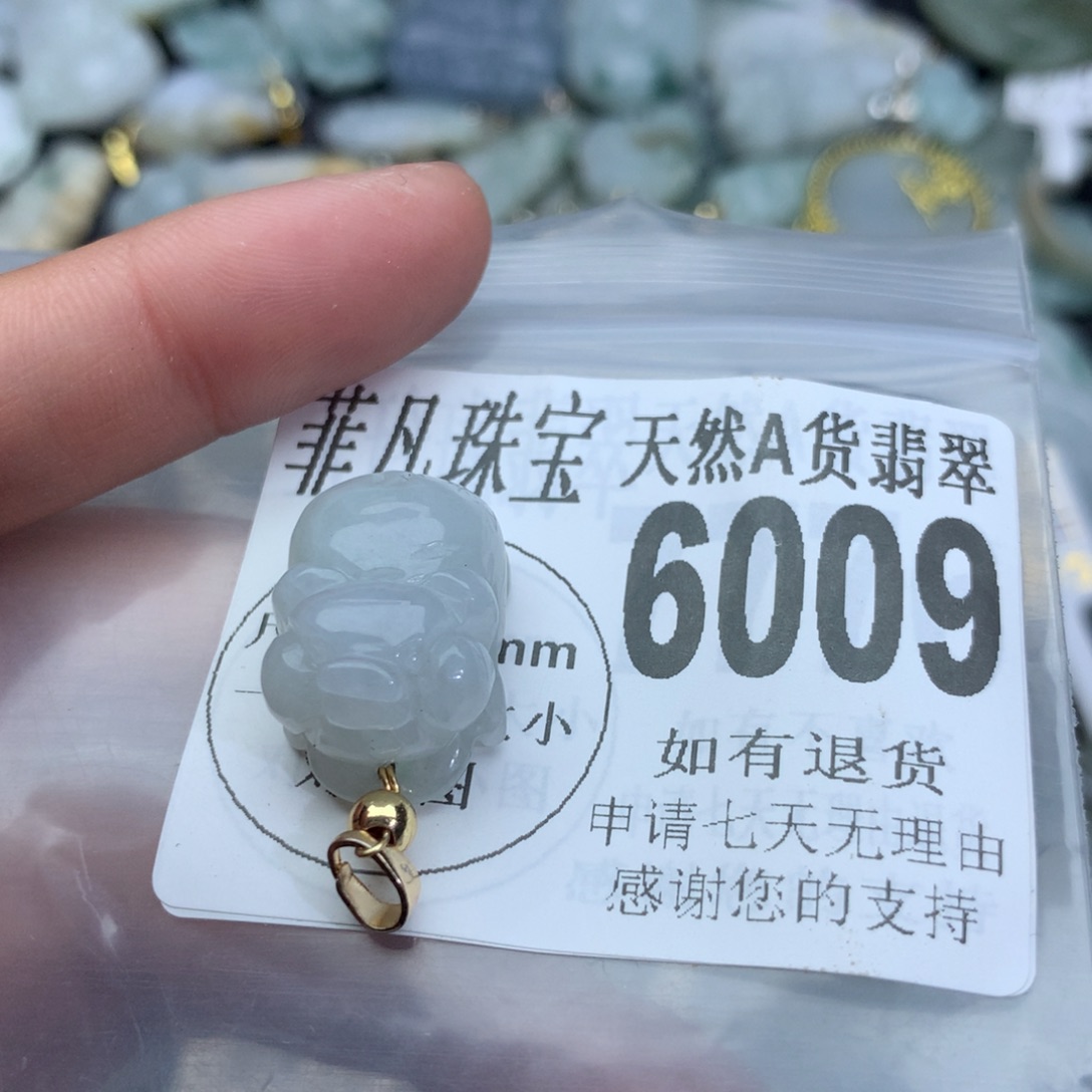 翡翠颈饰未镶嵌6009。