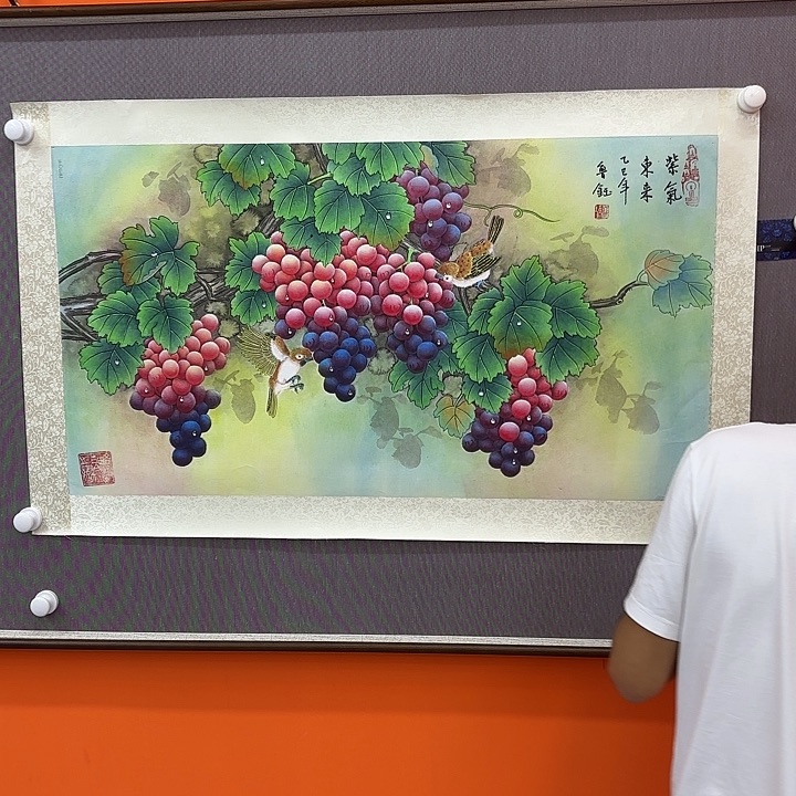 国画鲁钰老师展览原作